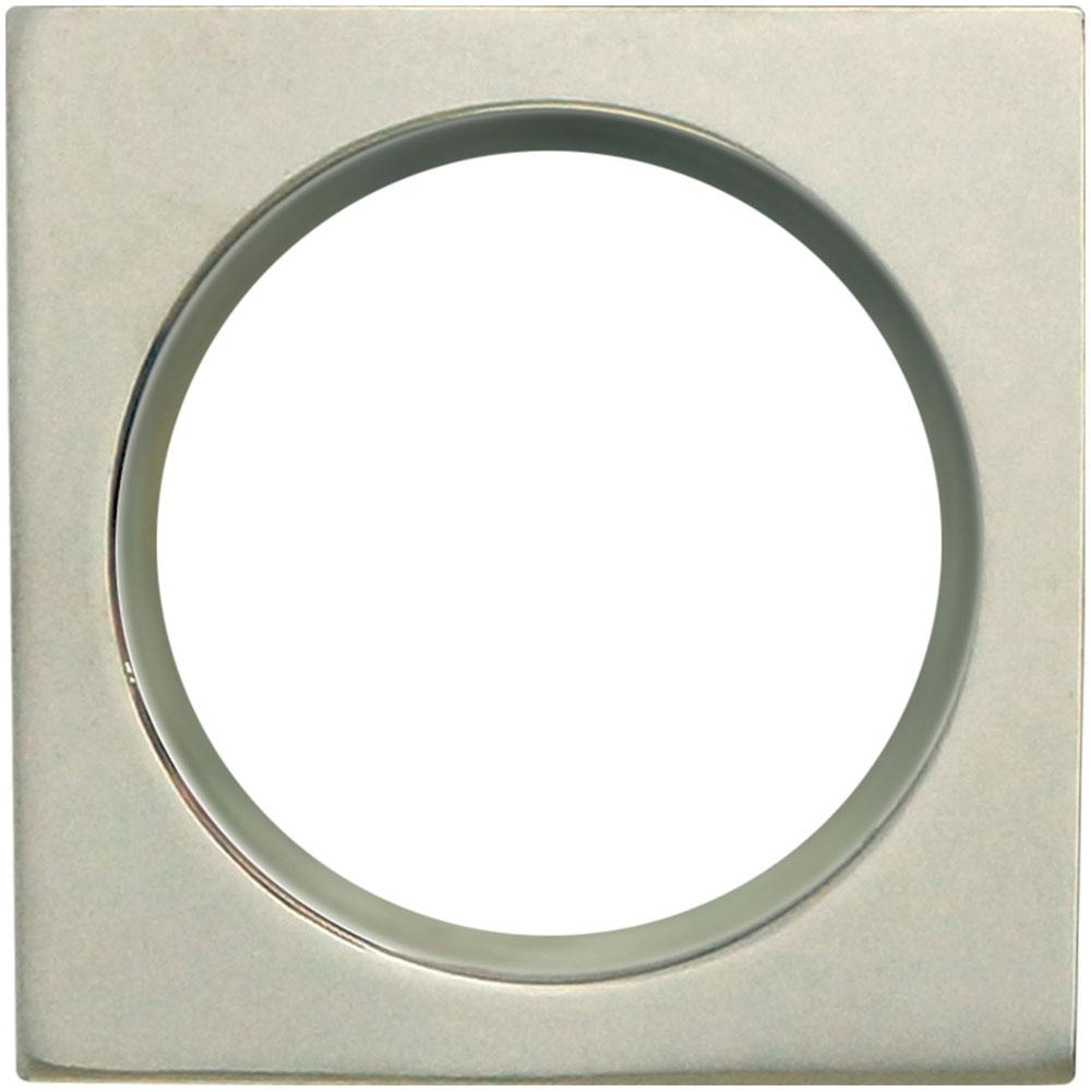 INOX - PD Series Pocket Door Pull 2303 Entry w/Cyl Hole US32 - Polished Stainless Steel