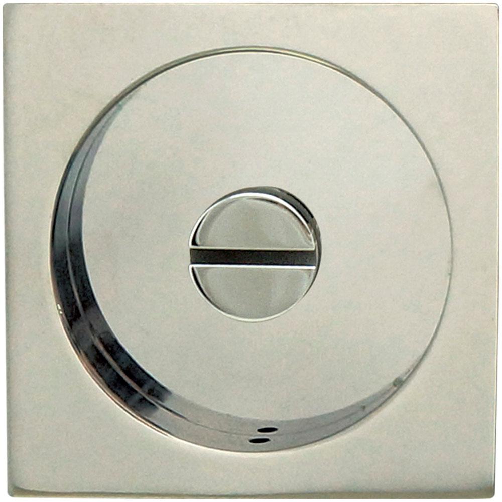 INOX - PD Series Pocket Door Pull 2304 Privacy Coin Turn US32 - Polished Stainless Steel