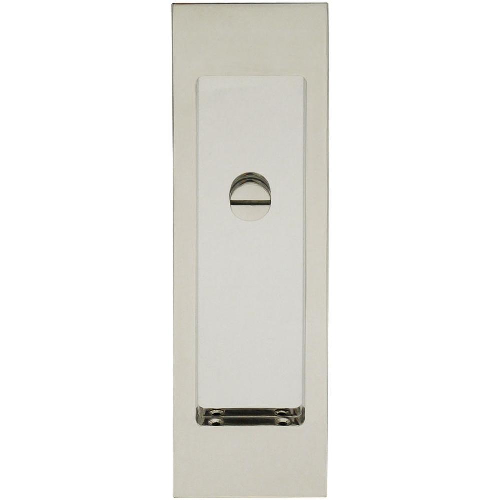 INOX - PD Series Pocket Door Pull 2704 Privacy Coin Turn US32 - Polished Stainless Steel