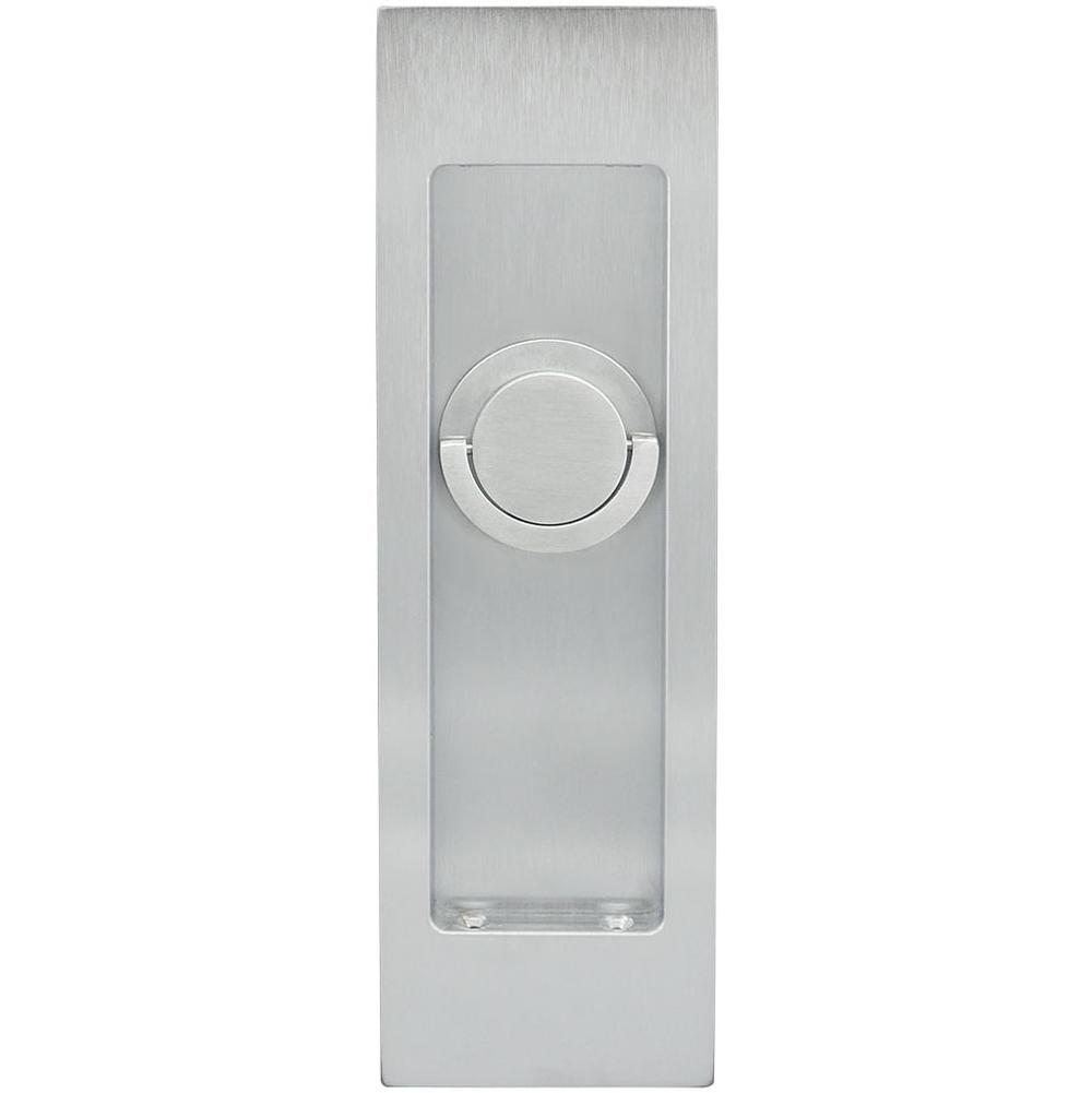 INOX - PD Series Pocket Door Pull 2792 Privacy TT09 - US26D - Satin Chrome