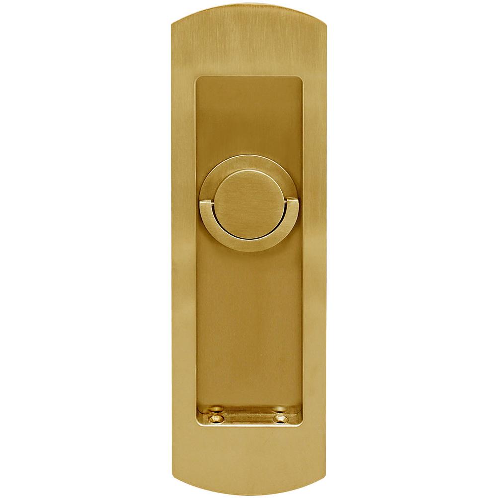 INOX - PD Series Pocket Door Pull 2992 Privacy TT09 - US38 - Aged Brass