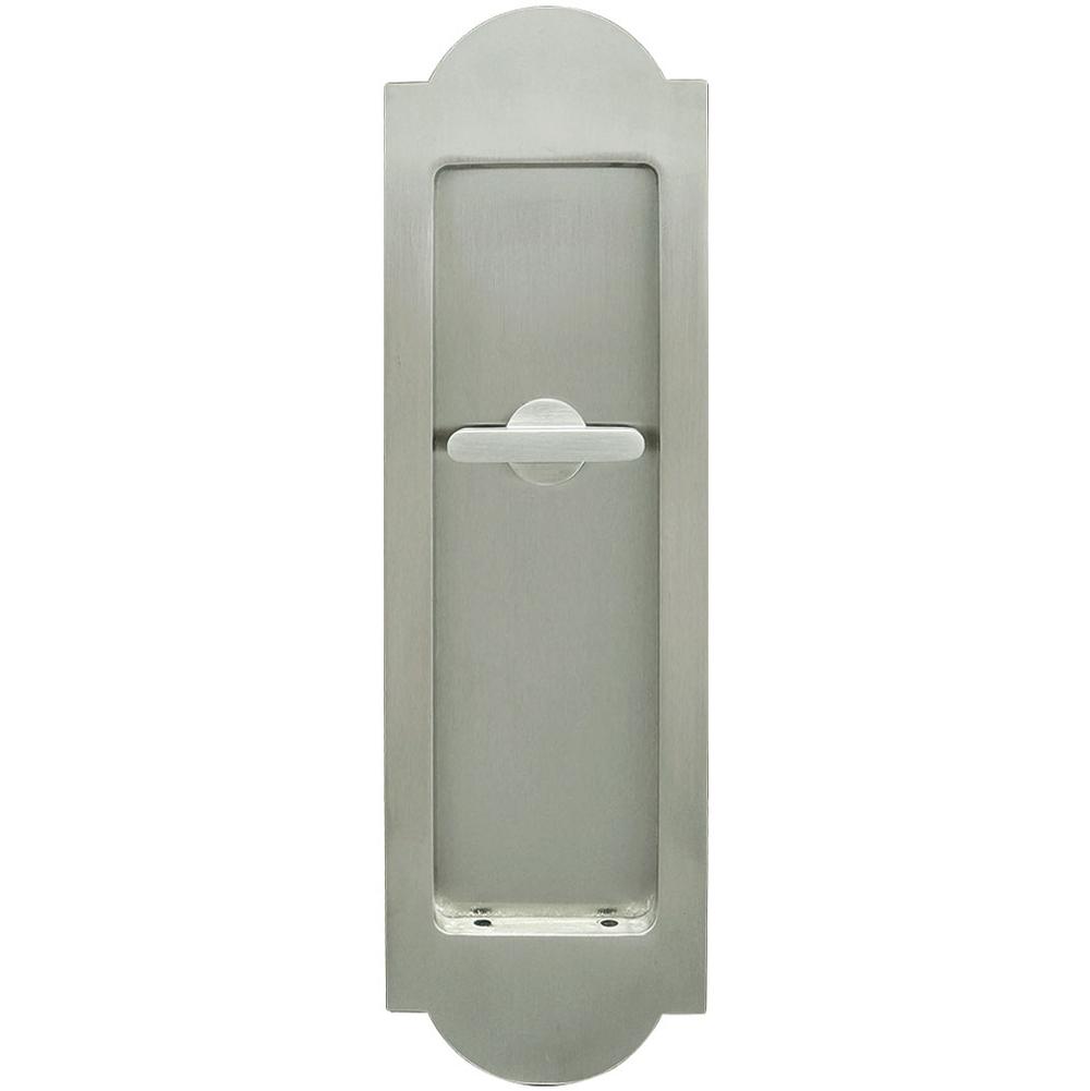 INOX - PD Series Pocket Door Pull 3182 Privacy TT08 - US32D - Satin Stainless Steel