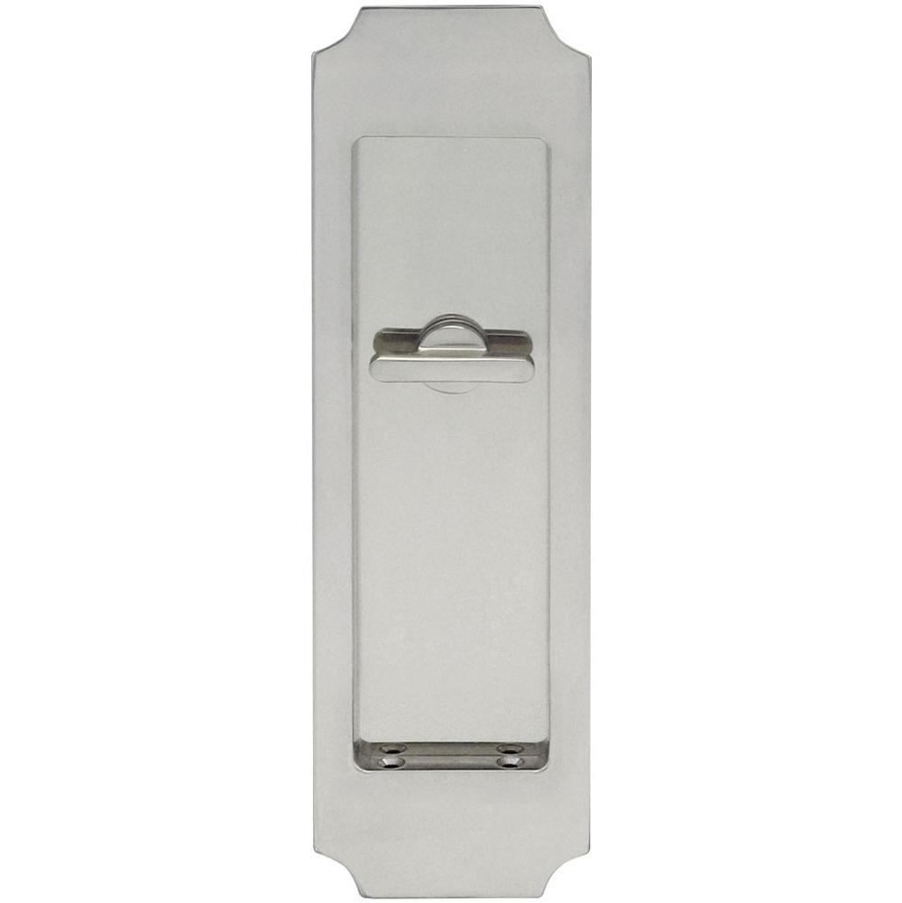 INOX - PD Series Pocket Door Pull 3282 Privacy TT08 - US14 - Polished Nickel