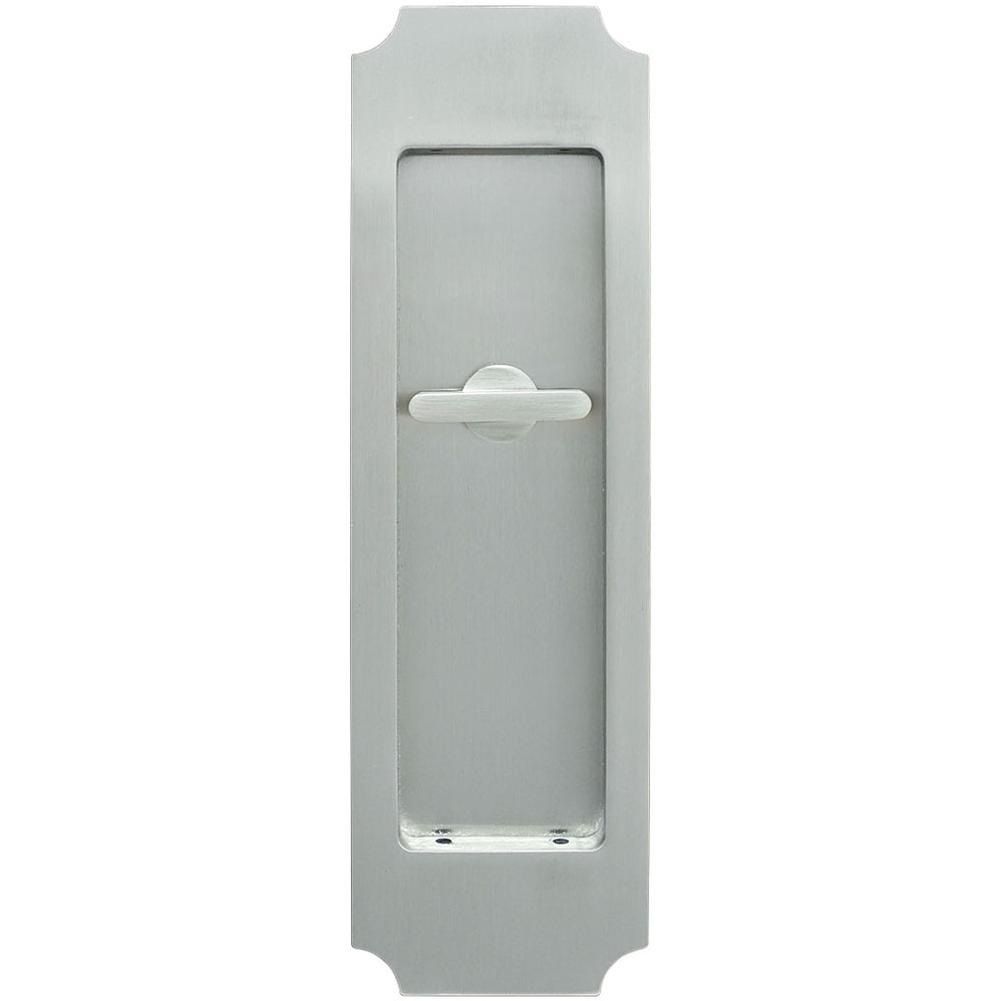 INOX - PD Series Pocket Door Pull 3282 Privacy TT08 - US26D - Satin Chrome