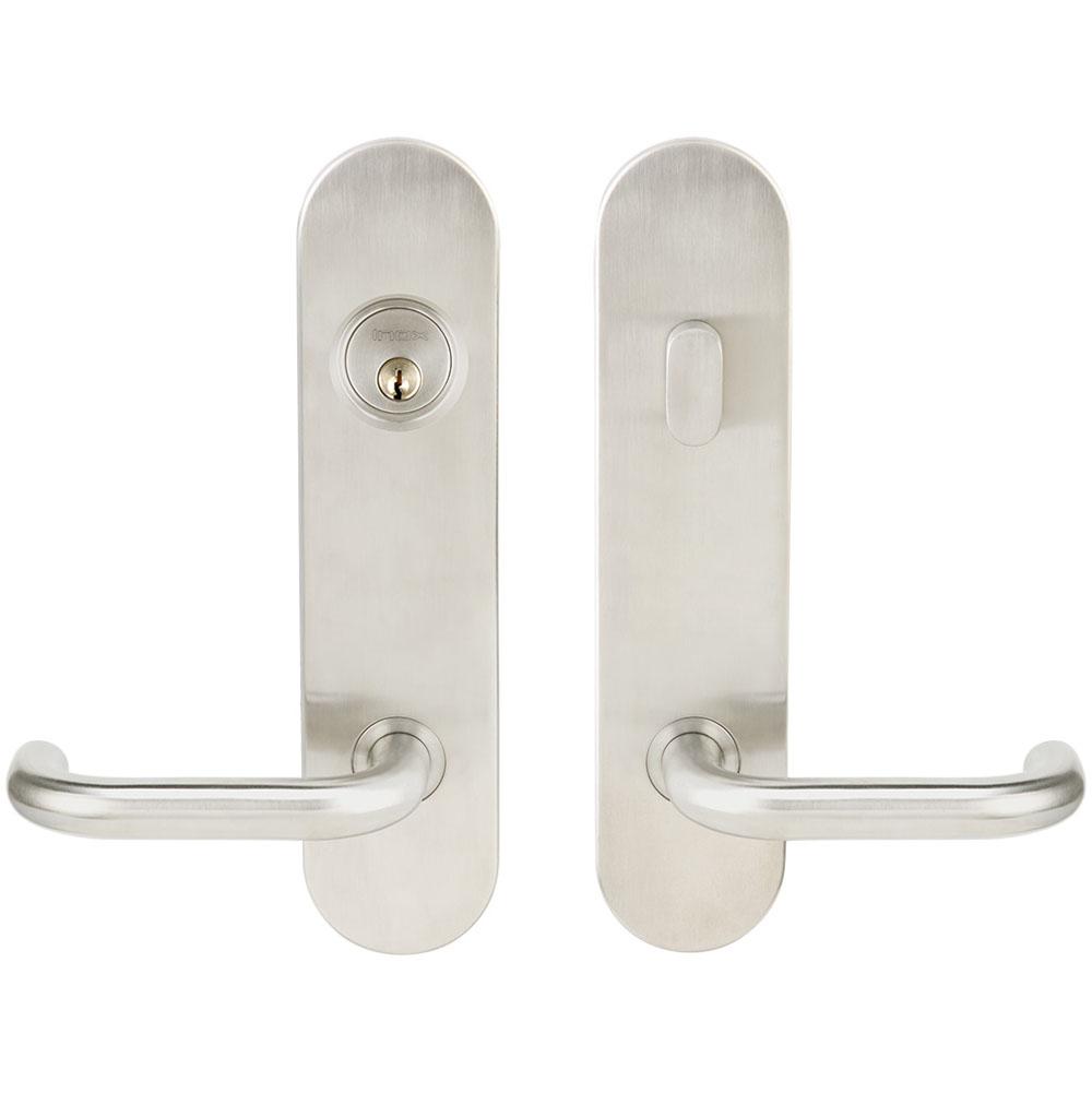 INOX - LA 102 Munich,TL4 Entry,Single Cyl 2-3/8'' BS,32D,LH - Satin Stainless Steel