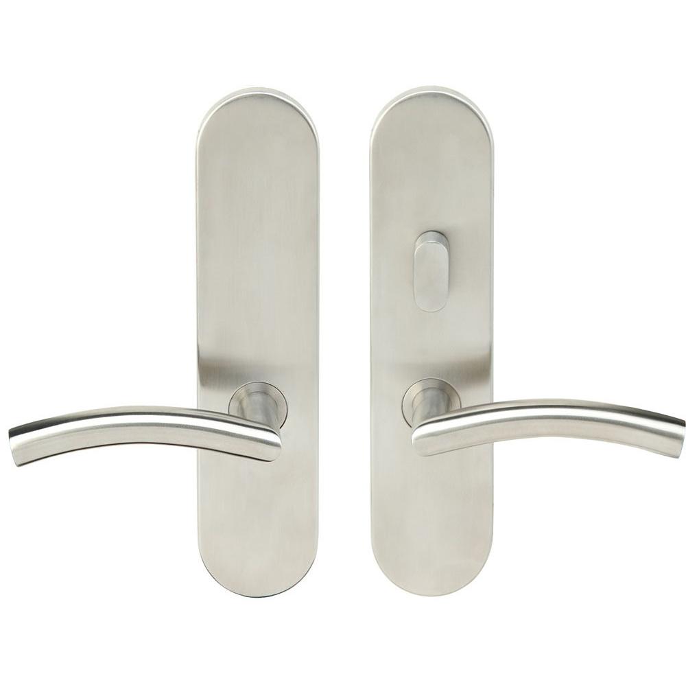 INOX - LA 104 Brussels, TL4 w/Privacy Bolt, 2-3/8'' BS,32D,LH - Satin Stainless Steel