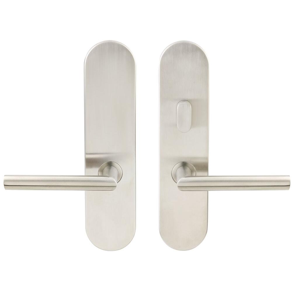INOX - LA 105 Frankfurt, TL4 w/Privacy Bolt, 2-3/4'' BS,32D,RH - Satin Stainless Steel