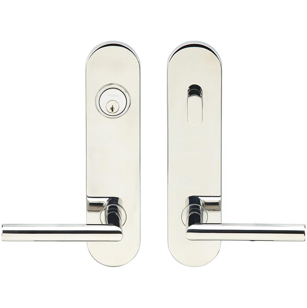 INOX - LA 105 Frankfurt,TL4 Entry,Single Cyl 2-3/8'' BS,32,LH - Polished Stainless Steel