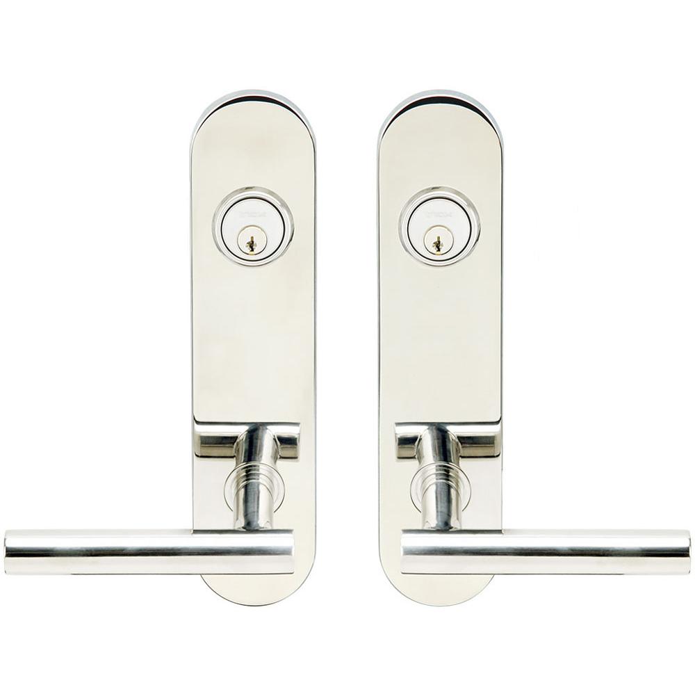 INOX - LA 106 Copenhagen,TL4 Entry,Double Cyl 2-3/8'' BS,32 - Polished Stainless Steel