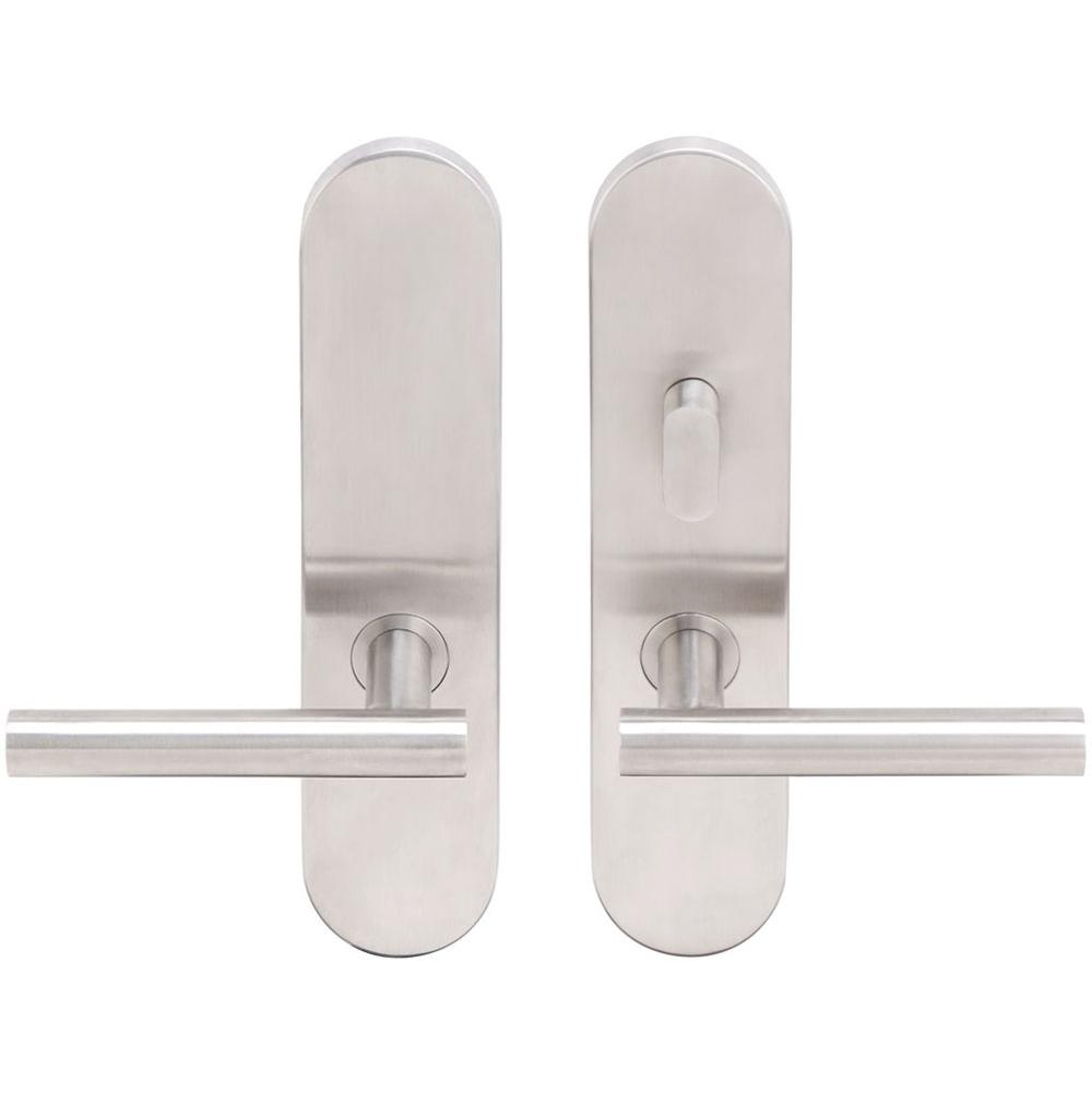 INOX - LA 106 Copenhagen, TL4 w/Privacy Bolt, 2-3/4'' BS,32D,RH - Satin Stainless Steel