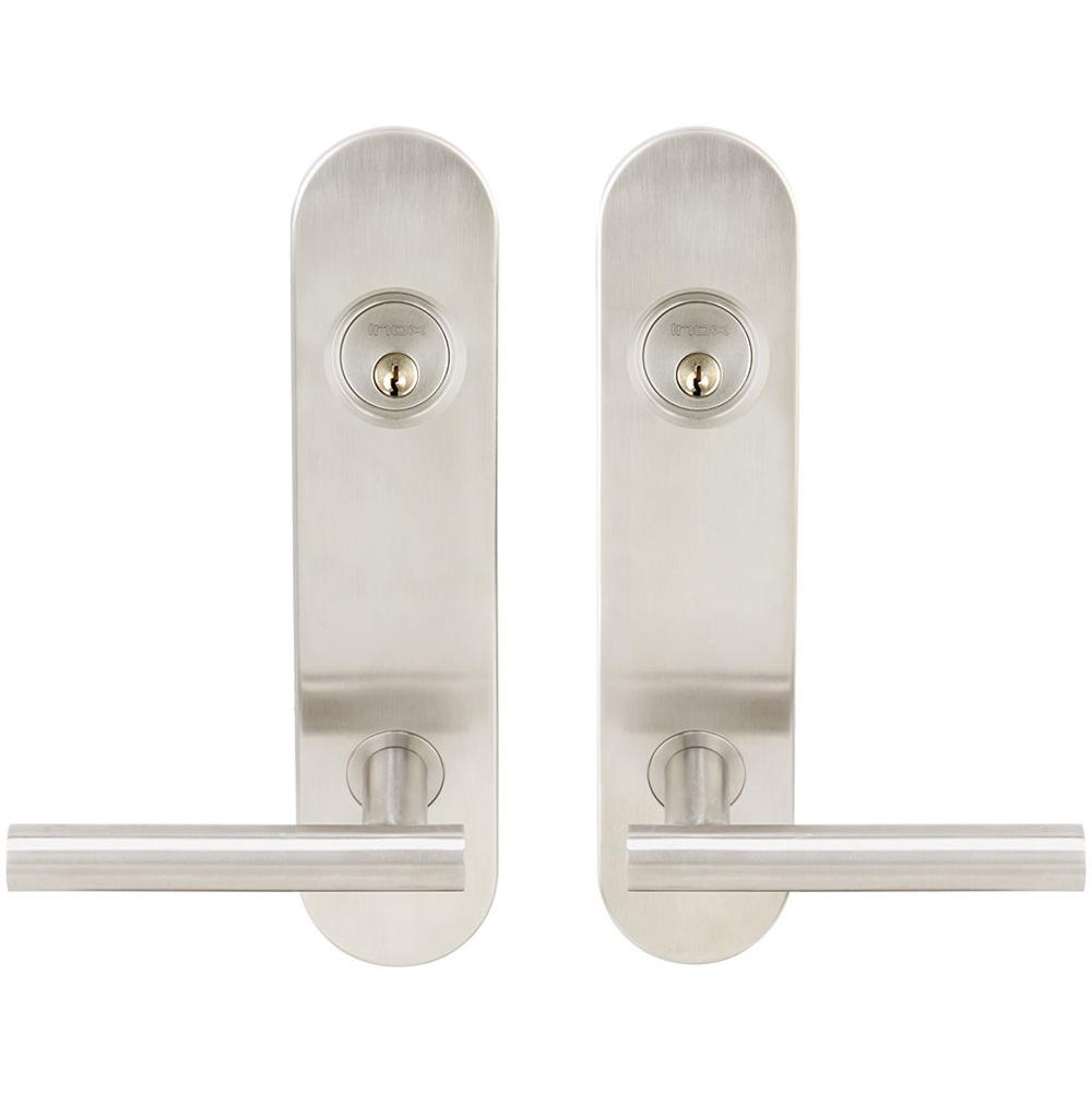 INOX - LA 106 Copenhagen,TL4 Entry,Double Cyl 2-3/4'' BS,32D - Satin Stainless Steel