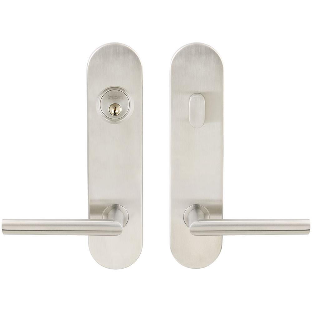 INOX - LA 107 Stockholm,TL4 Entry,Single Cyl 2-3/4'' BS,32D,RH - Satin Stainless Steel
