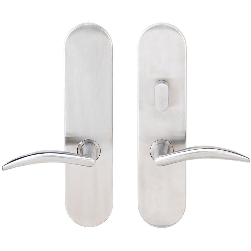 INOX - LA 210 Air-Stream, TL4 w/Privacy Bolt, 2-3/8'' BS,32D,LH - Satin Stainless Steel