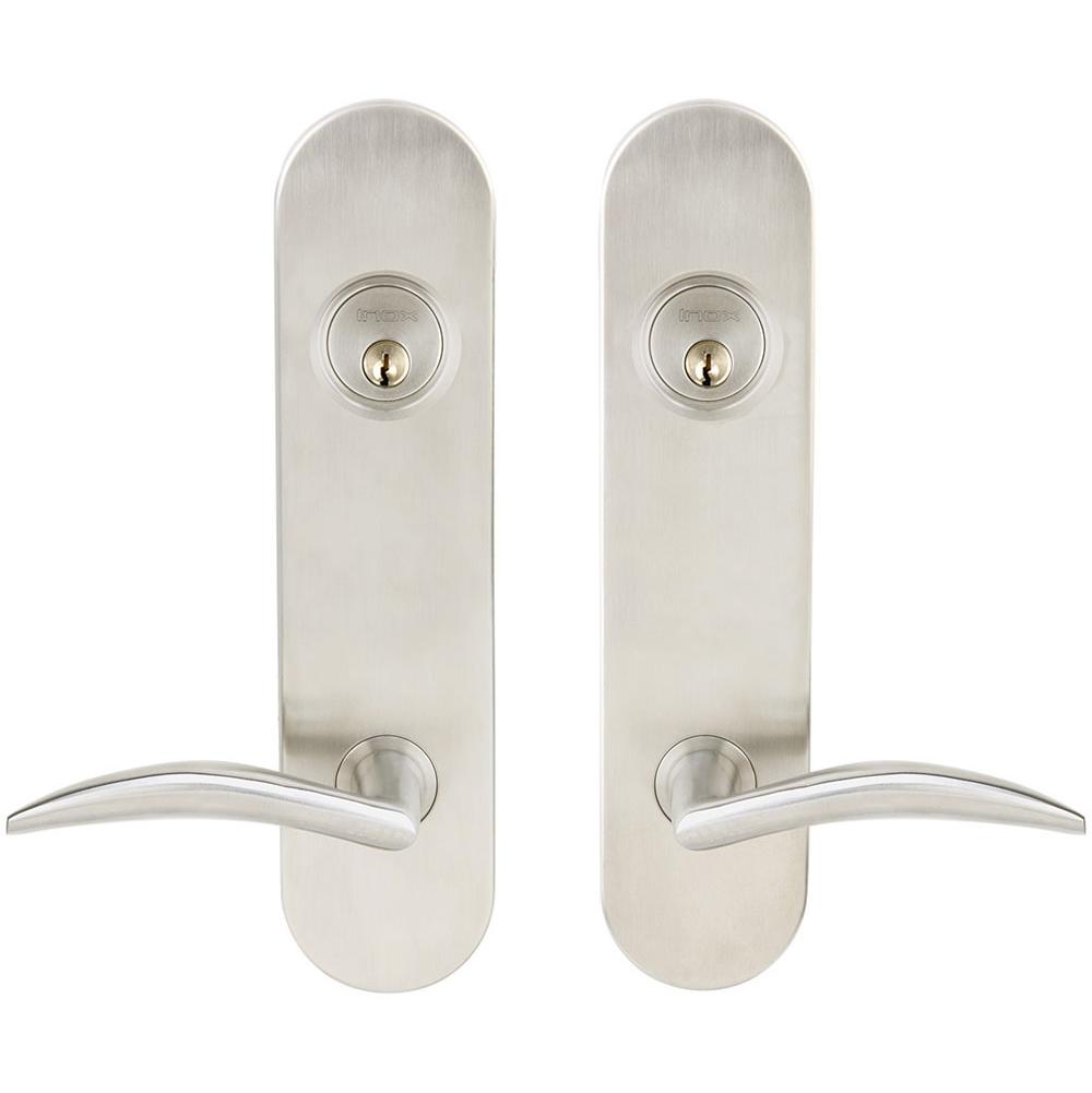 INOX - LA 210 Air-Stream,TL4 Entry,Double Cyl 2-3/8'' BS,32D - Satin Stainless Steel