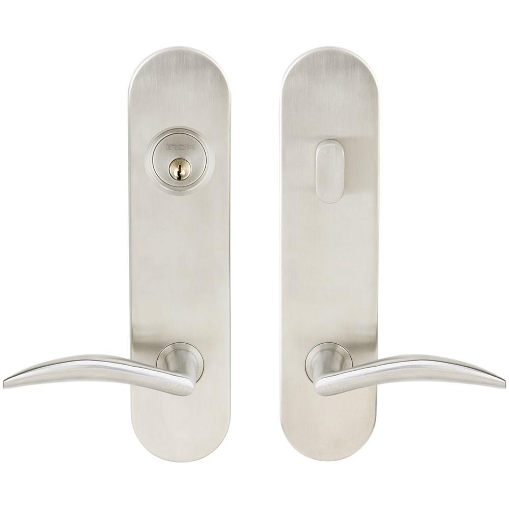 INOX - LA 210 Air-Stream,TL4 Entry,Single Cyl 2-3/8'' BS,32D,LH - Satin Stainless Steel