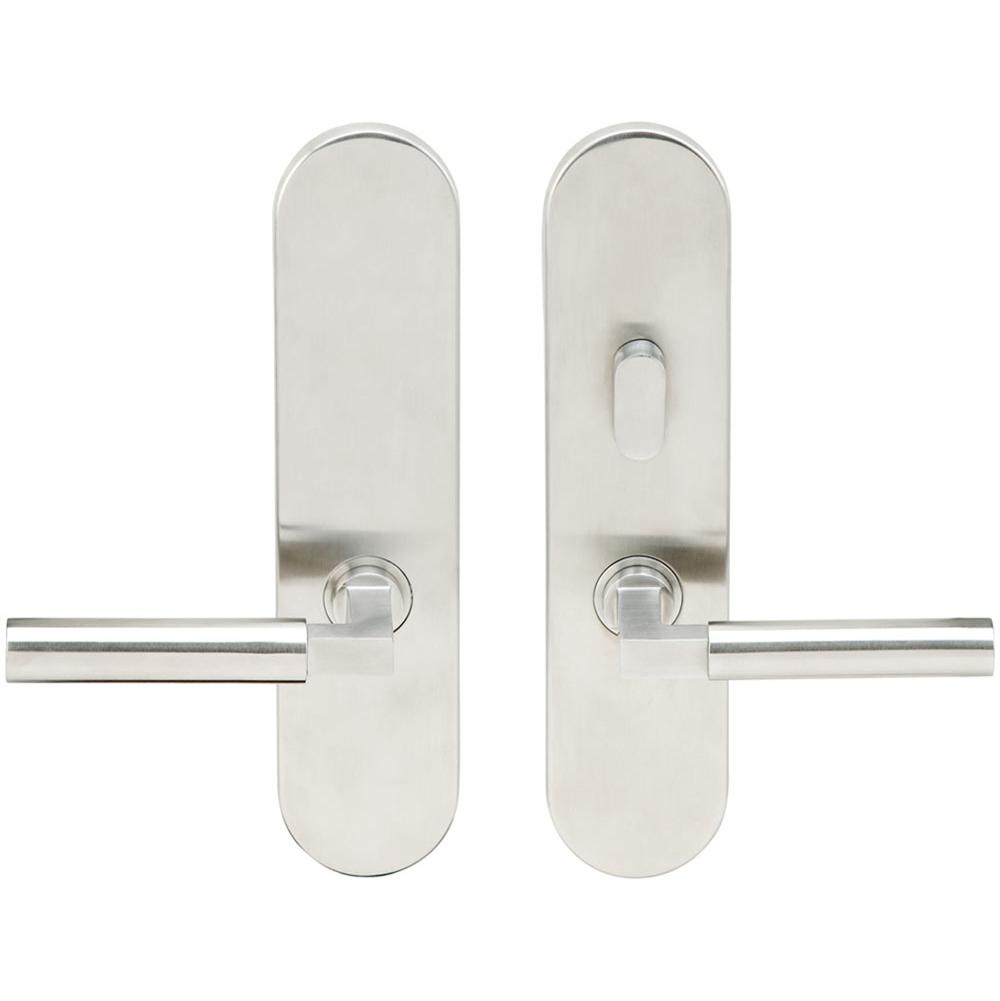 INOX - LA 221 Aurora, TL4 w/Privacy Bolt, 2-3/4'' BS,32D,LH - Satin Stainless Steel