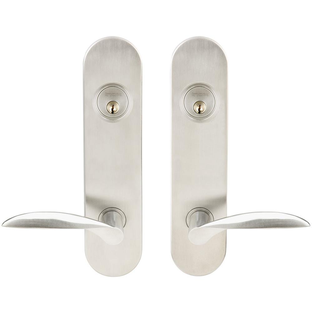 INOX - LA 227 Stratus,TL4 Entry,Double Cyl 2-3/4'' BS,32D - Satin Stainless Steel