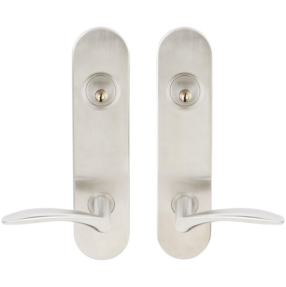 INOX - LA 311 Crest,TL4 Entry,Double Cyl 2-3/4'' BS,32D - Satin Stainless Steel
