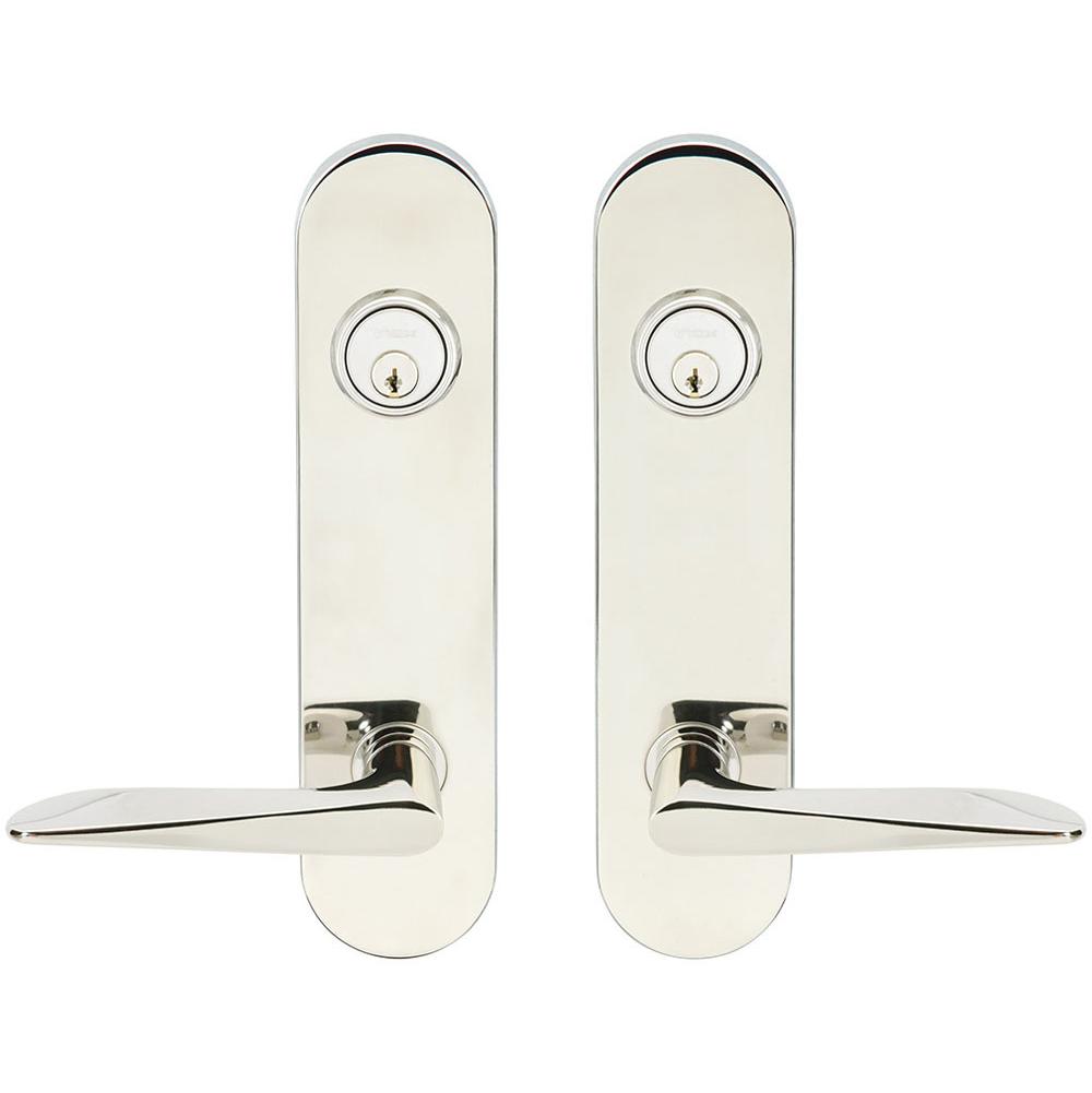 INOX - LA 344 Ecco,TL4 Entry,Double Cyl 2-3/8'' BS,32 - Polished Stainless Steel