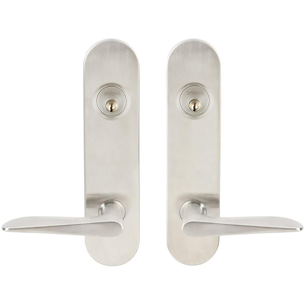 INOX - LA 344 Ecco,TL4 Entry,Double Cyl 2-3/8'' BS,32D - Satin Stainless Steel