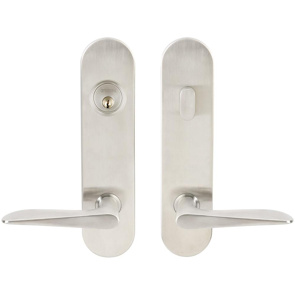 INOX - LA 344 Ecco,TL4 Entry,Single Cyl 2-3/8'' BS,32D,RH - Satin Stainless Steel