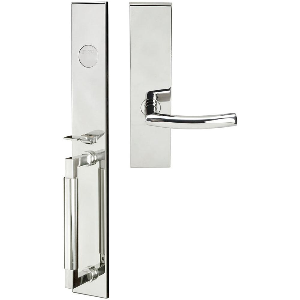 INOX - ME Handleset MT Mortise 103 Oslo Full Dummy 32 RH - Polished Stainless Steel