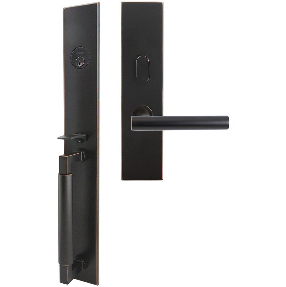 INOX - ME Handleset MT Mortise 106 Copenhagen Entry 2-3/4'' 10B RH - Oil Rubbed Bronze