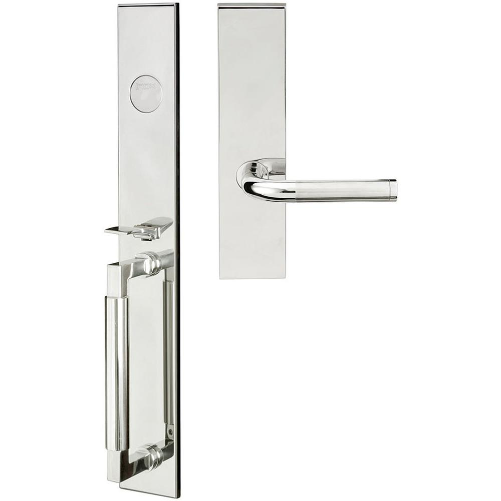 INOX - ME Handleset MT Mortise 108 Vienna Full Dummy 32 LH - Satin Stainless Steel