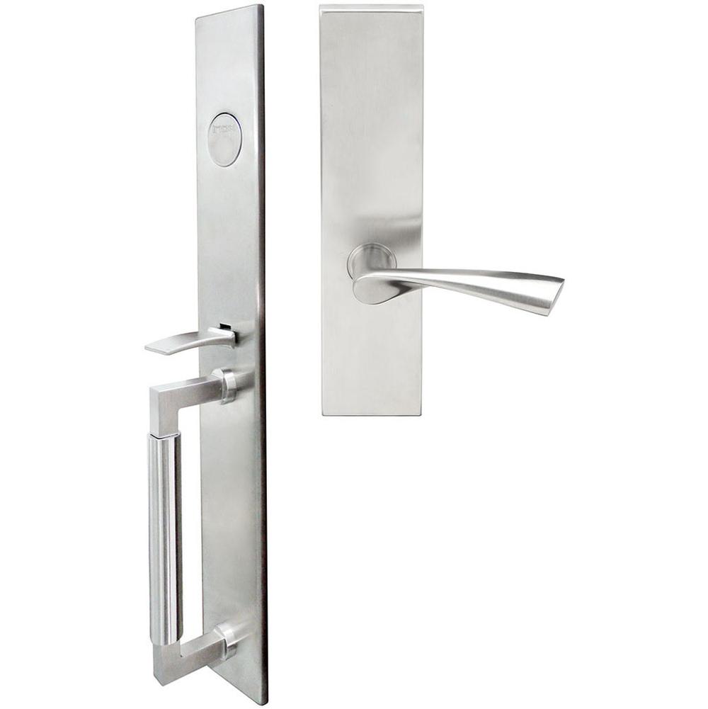 INOX - ME Handleset MT Mortise 211 Breeze Full Dummy 32D RH - Satin Stainless Steel