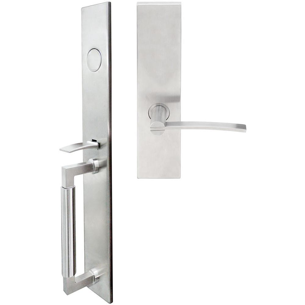 INOX - ME Handleset MT Mortise 217 Horizon Full Dummy 32D LH - Satin Stainless Steel