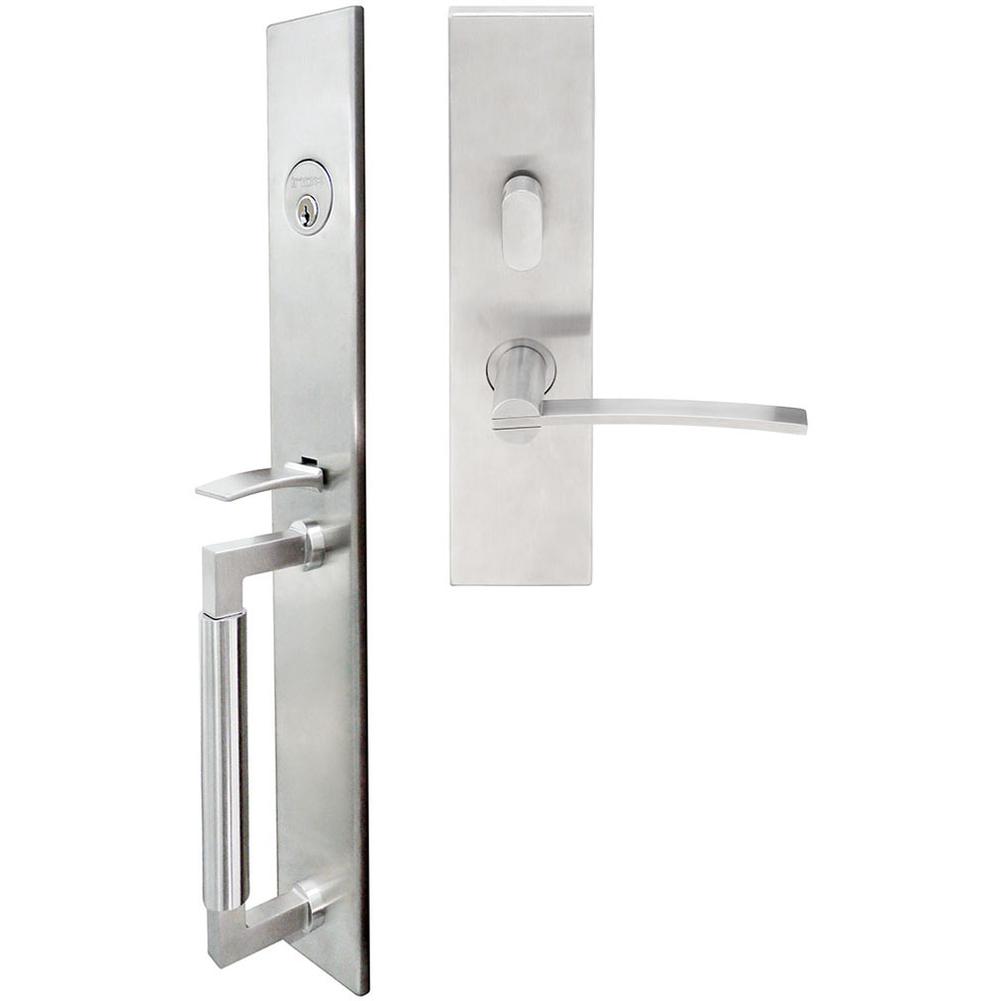 INOX - ME Handleset MT Mortise 217 Horizon Entry 2-3/4'' 32D LHR - Satin Stainless Steel