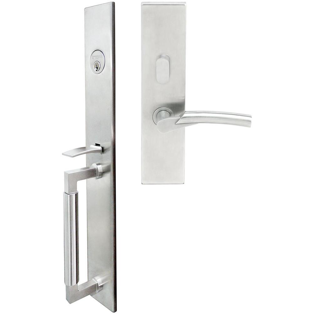 INOX - ME Handleset MT Mortise 223 Phoenix Entry 2-3/4'' 32D RH - Satin Stainless Steel