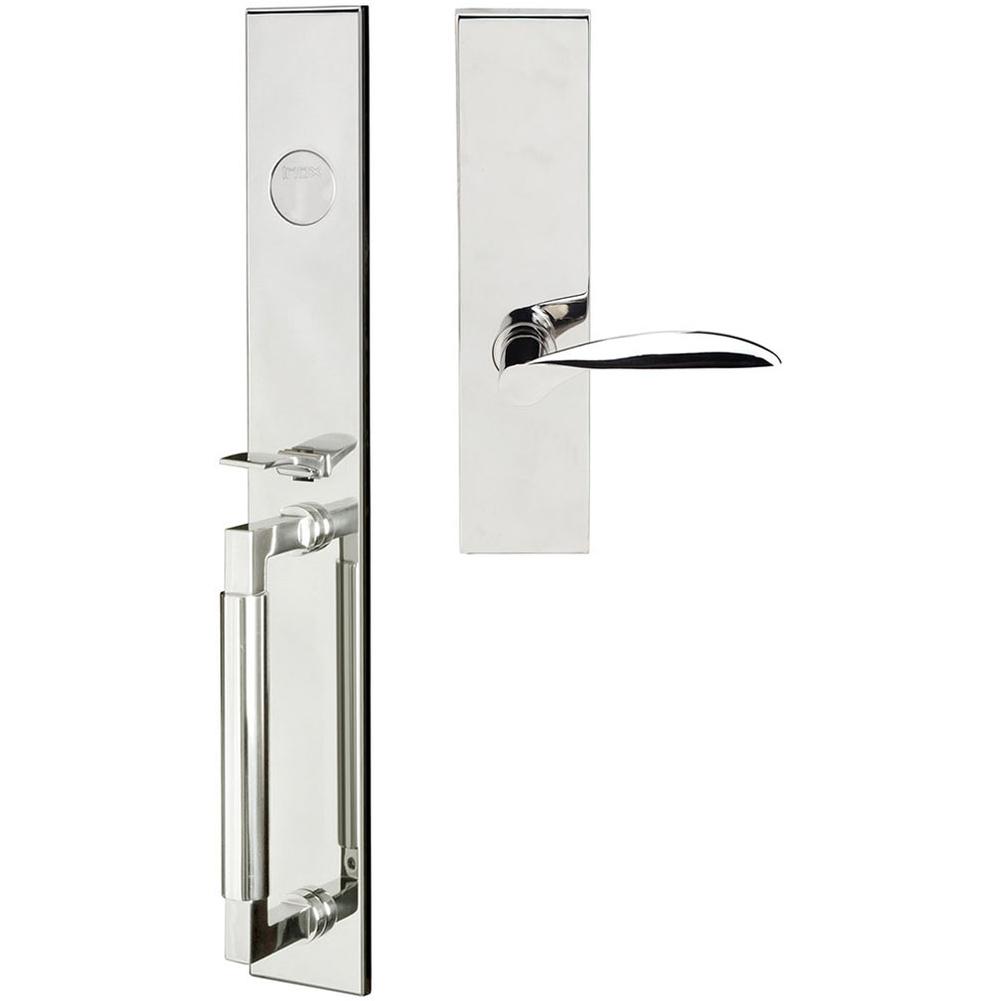 INOX - ME Handleset MT Mortise 227 Stratus Full Dummy 32 RH - Polished Stainless Steel