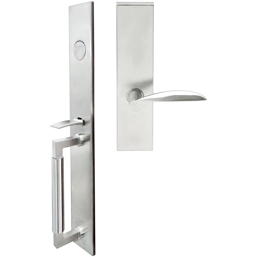 INOX - ME Handleset MT Mortise 227 Stratus Full Dummy 32D RH - Satin Stainless Steel