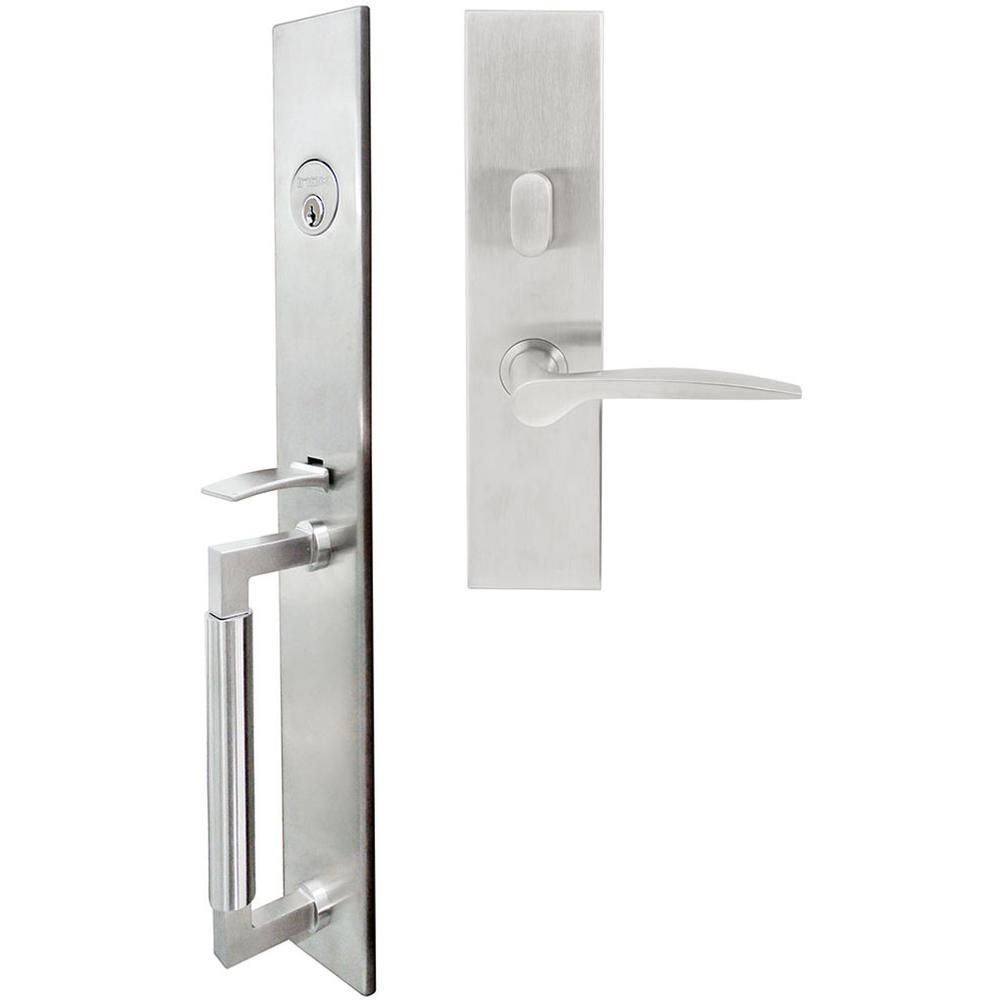 INOX - ME Handleset MT Mortise 351 Toronto Entry 2-1/2'' 32D LHR - Satin Stainless Steel