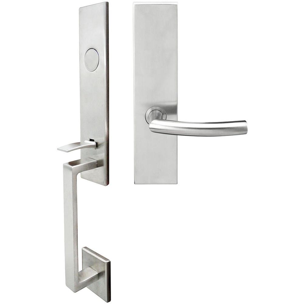 INOX - MH Handleset MT Mortise 103 Oslo Full Dummy 32D LH - Satin Stainless Steel