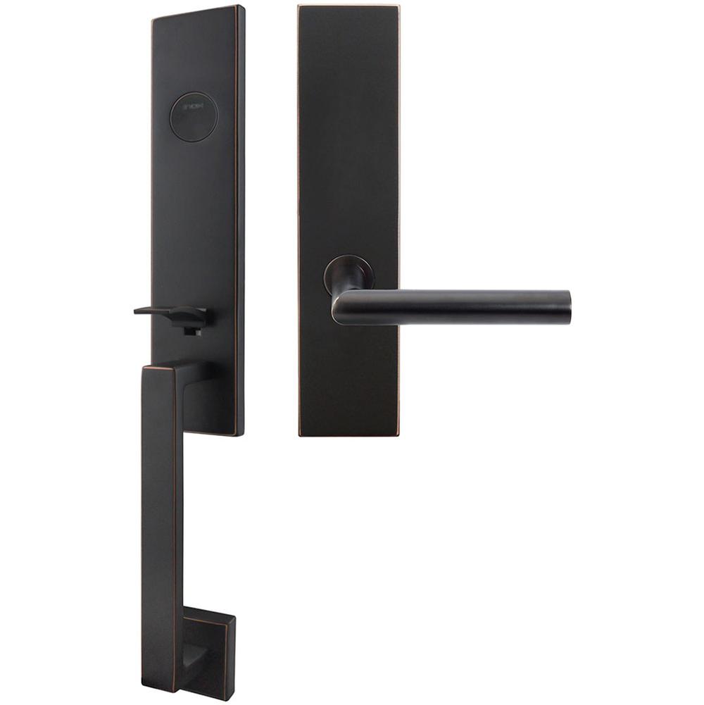 INOX - MH Handleset MT Mortise 105 Frankfurt Full Dummy 10B LH - Oil Rubbed Bronze