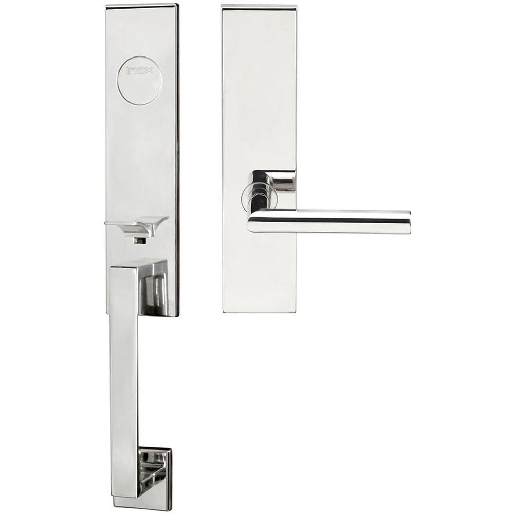 INOX - MH Handleset MT Mortise 105 Frankfurt Full Dummy 32 RH - Polished Stainless Steel