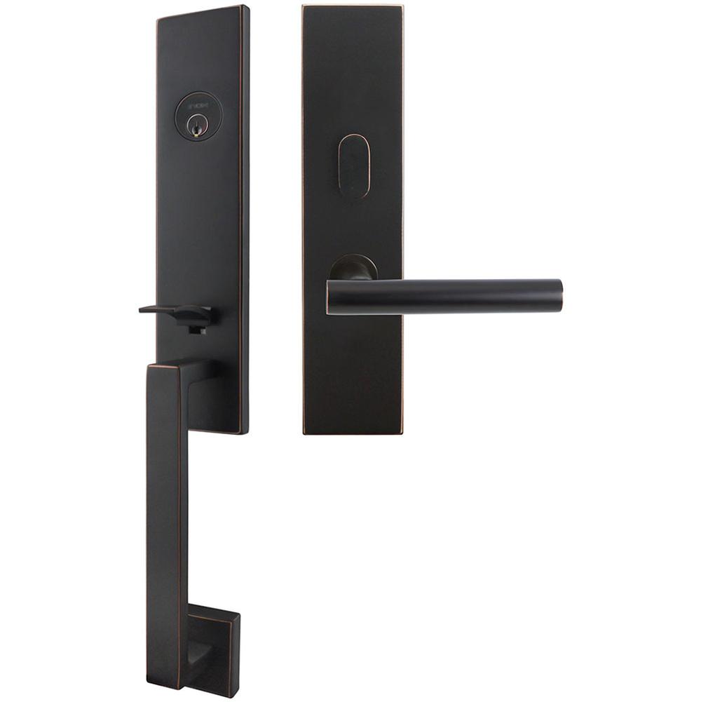 INOX - MH Handleset MT Mortise 106 Copenhagen Entry 2-3/4'' 10B RH - Oil Rubbed Bronze
