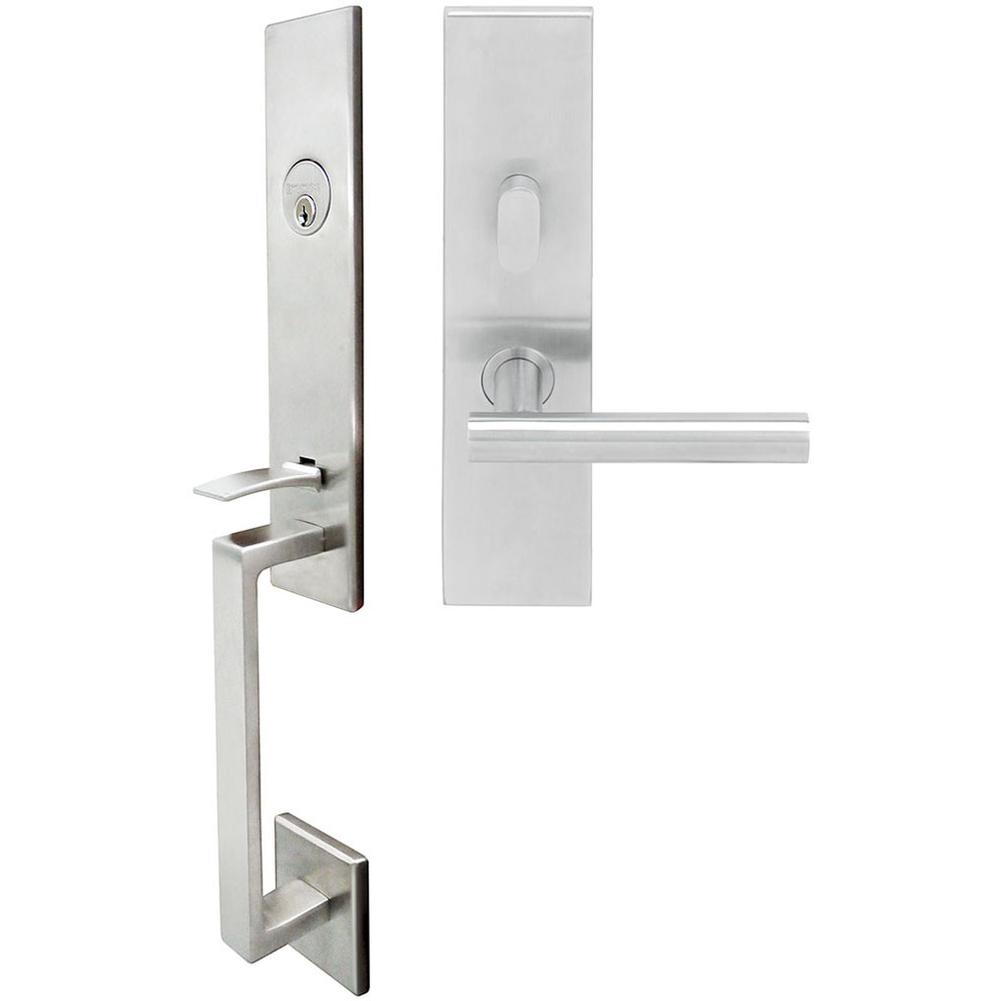 INOX - MH Handleset MT Mortise 106 Copenhagen Entry 2-1/2'' 32D RHR - Satin Stainless Steel