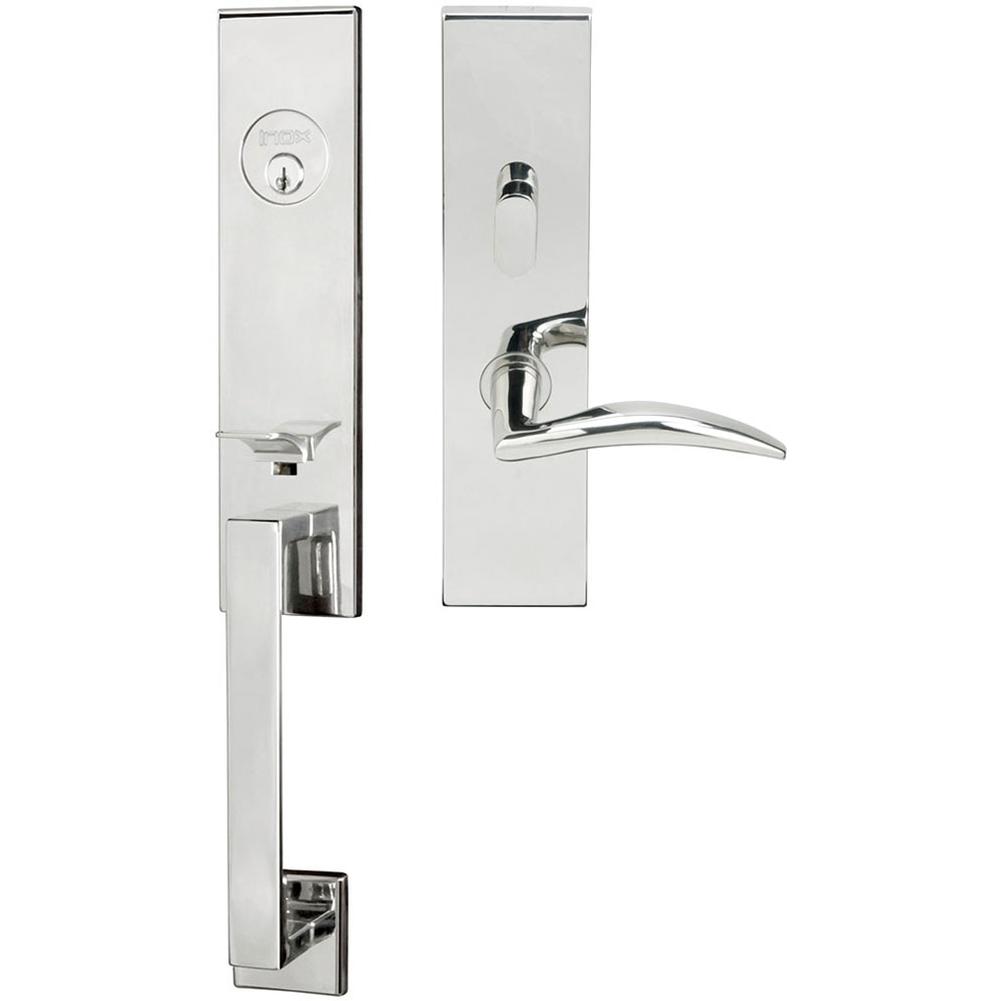 INOX - MH Handleset MT Mortise 210 Air-Stream Entry 2-3/4'' 32 RH - Polished Stainless Steel