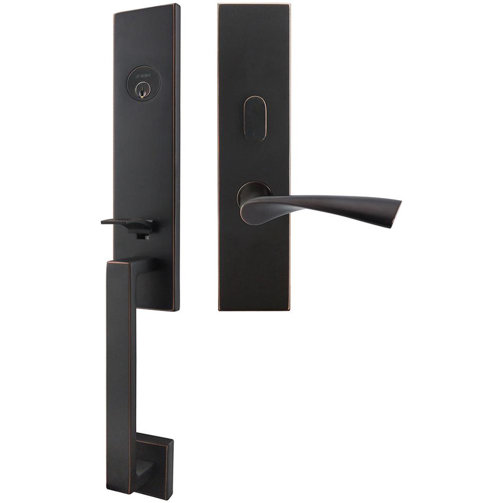 INOX - MH Handleset MT Mortise 211 Breeze Entry 2-3/4'' 10B LHR - Oil Rubbed Bronze