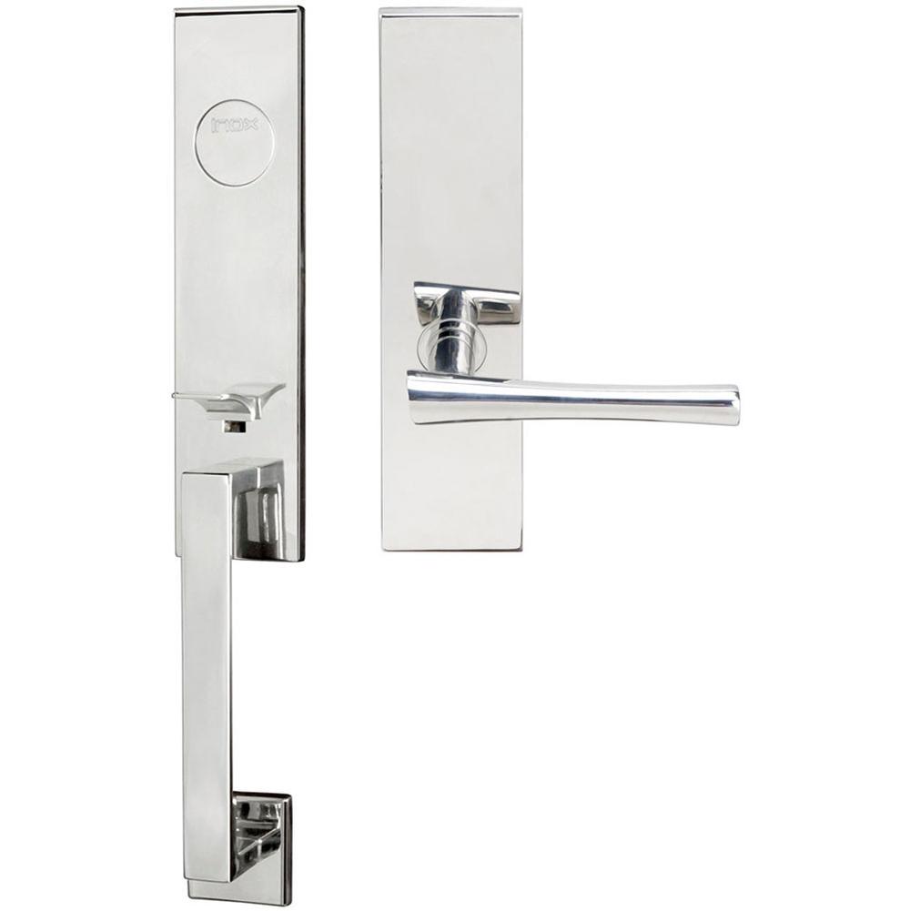 INOX - MH Handleset MT Mortise 214 Champagne Full Dummy 32 LH - Polished Stainless Steel