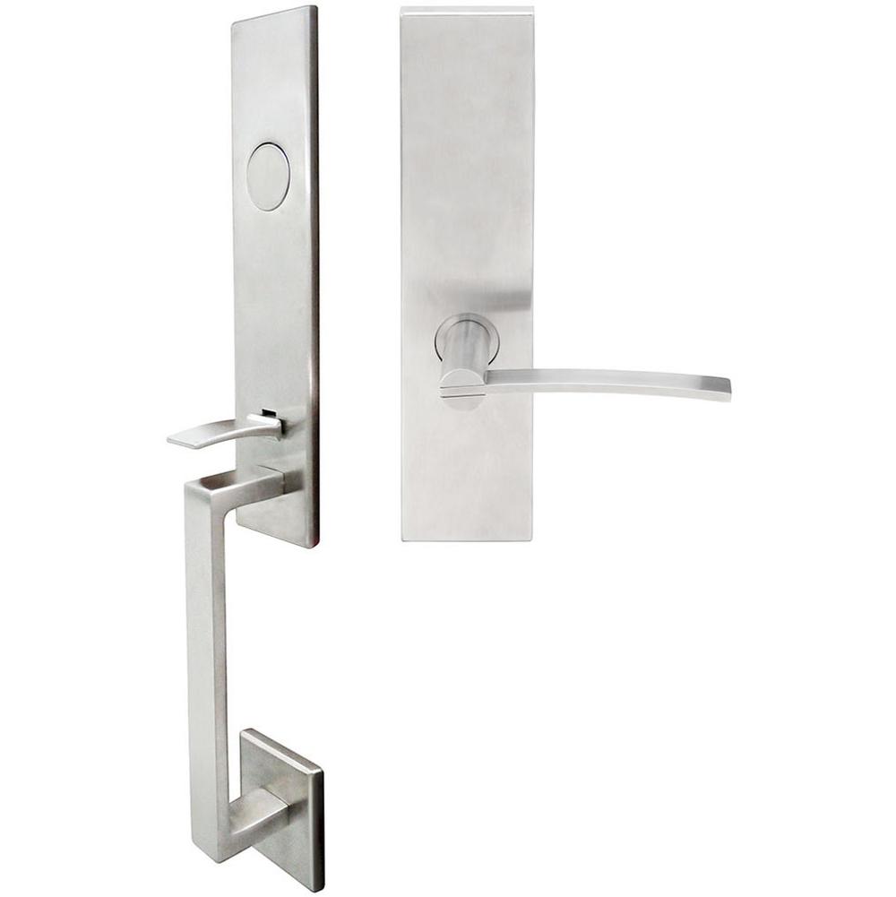 INOX - MH Handleset MT Mortise 217 Horizon Full Dummy 32D LH - Satin Stainless Steel