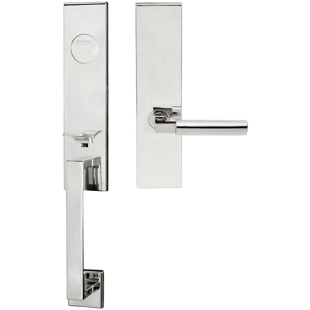 INOX - MH Handleset MT Mortise 221 Aurora Full Dummy 32 LH - Polished Stainless Steel