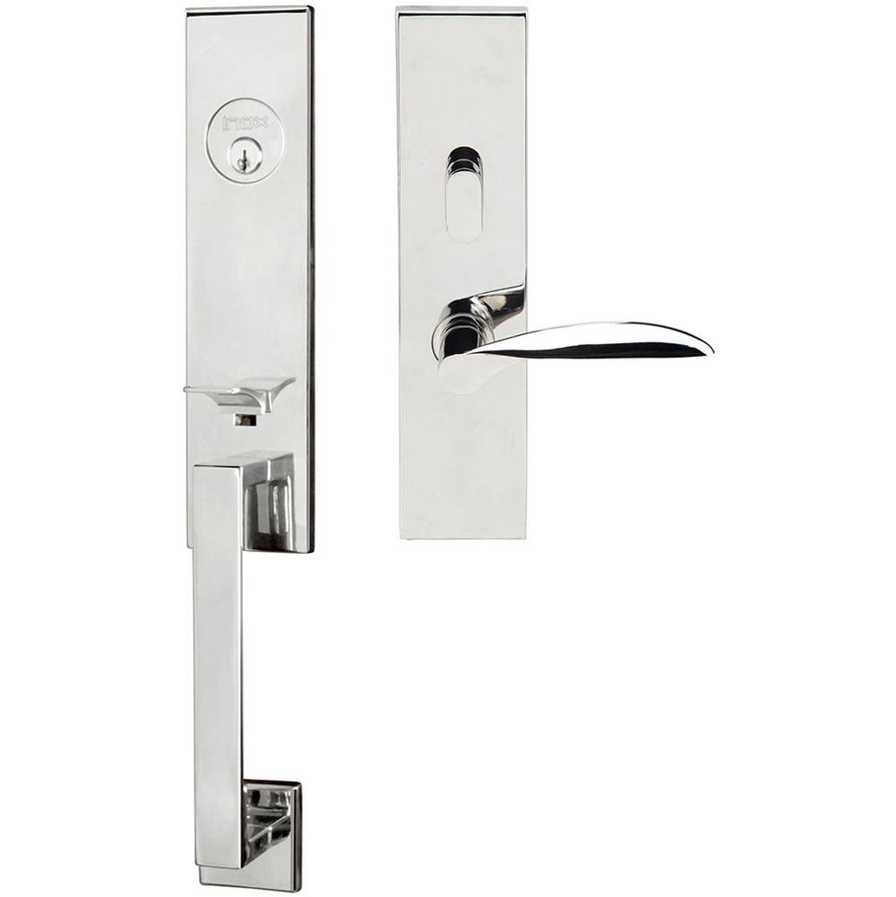 INOX - MH Handleset MT Mortise 227 Stratus Entry 2-1/2'' 32 LH - Polished Stainless Steel