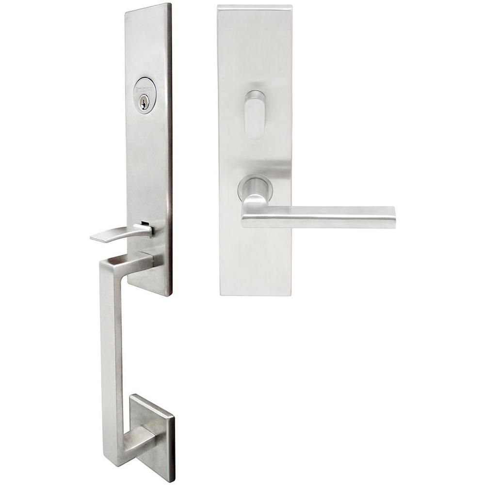 INOX - MH Handleset MT Mortise 243 Sunrise Entry 2-1/2'' 32D RH - Satin Stainless Steel