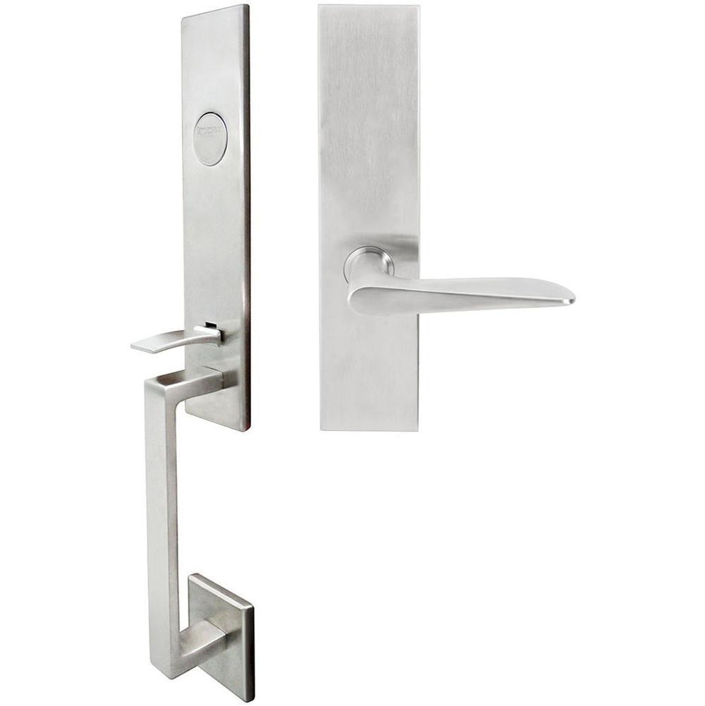 INOX - MH Handleset MT Mortise 344 Ecco Full Dummy 32D RH - Satin Stainless Steel