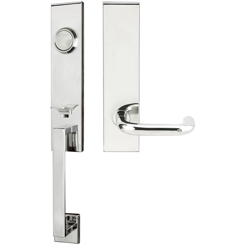 INOX - MH Handleset Tubular Munich Full Dummy 32 RH - Polished Stainless Steel
