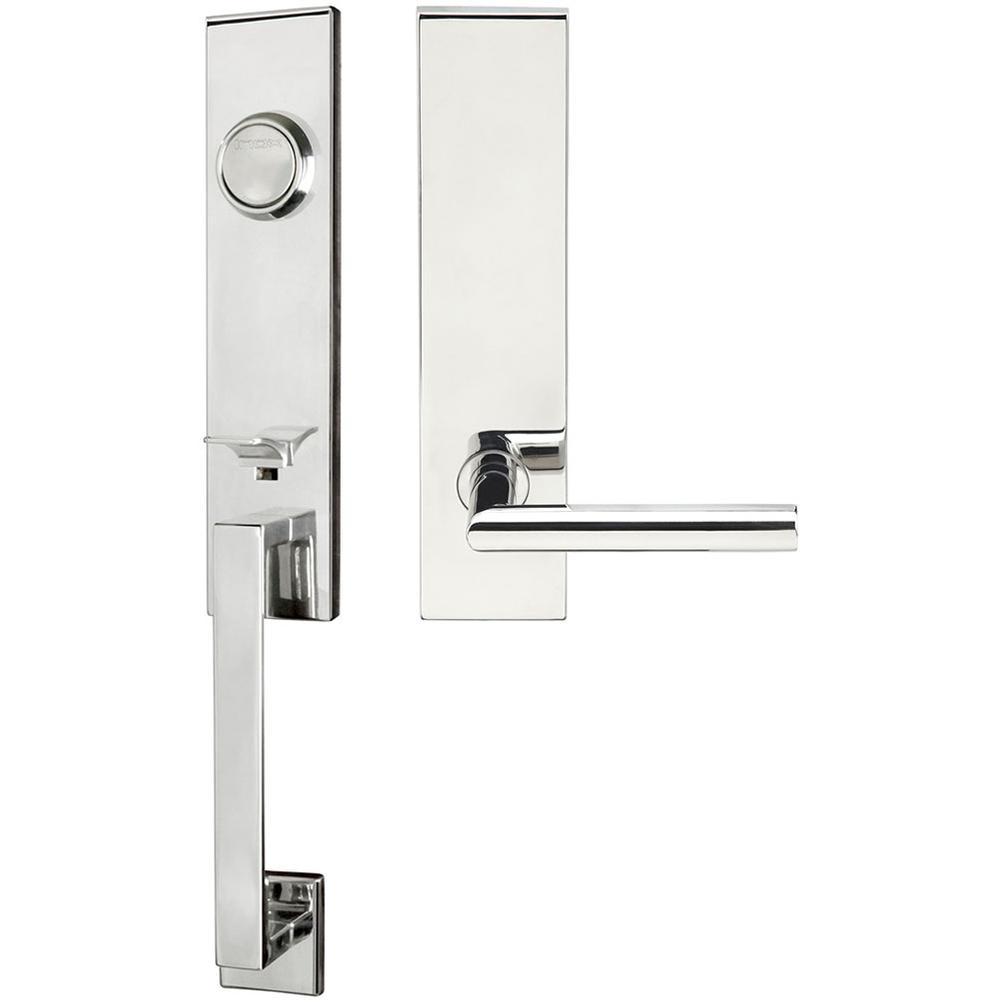 INOX - MH Handleset Tubular Frankfurt Full Dummy 32 RH - Polished Stainless Steel